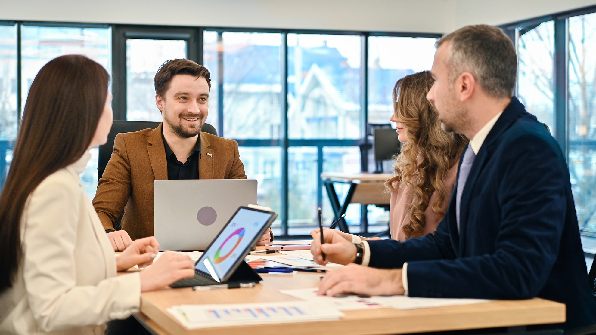 Business meeting in an office - AMAA